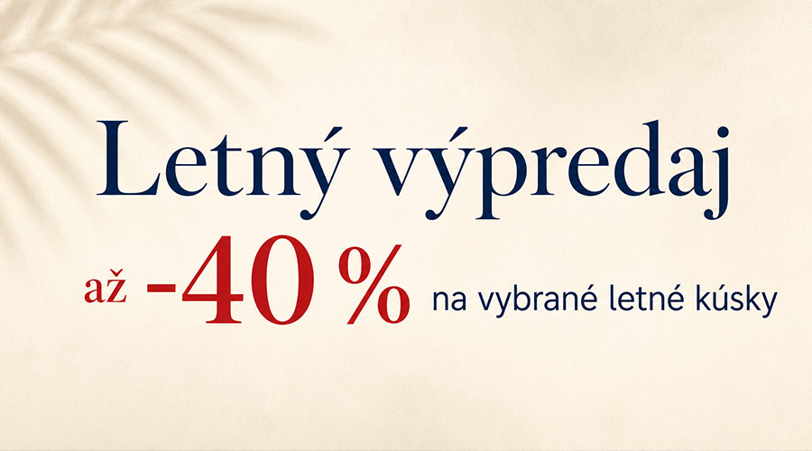 Letný výpredaj pánskeho oblečenia